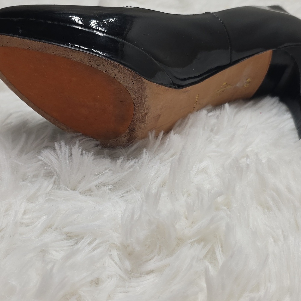 Cole Haan Chelsea Nike Air Black Patent Leather Heels. Size 9.5 - Picture 9 of 9